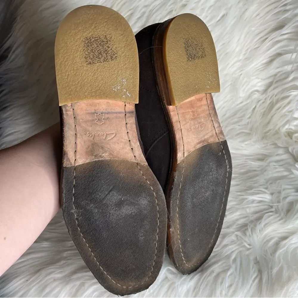 Men’s CLARKS Clarkdale Base Brown‎ Suede Chukka Desert Boots 12M